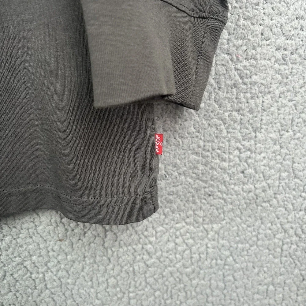 Levi's Shirt Mens XL Gray Long‎ Sleeve Relaxed Fit Graphic Logo NWT​